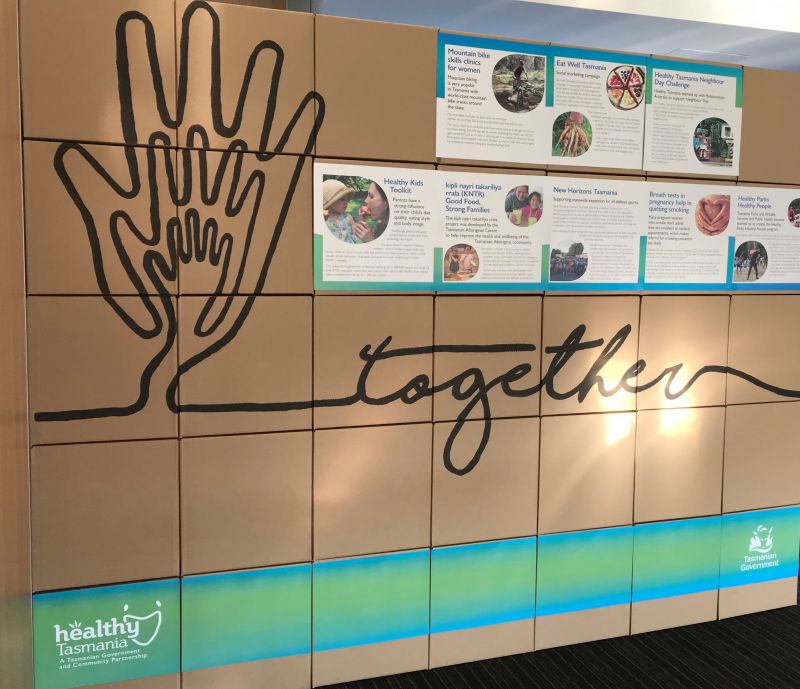 Healthy Tasmania Community Forum Sharing Wall